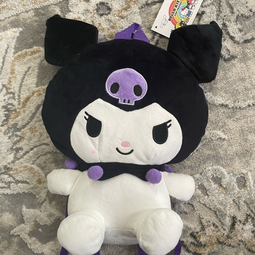 NEW Kuromi Plush Backpack